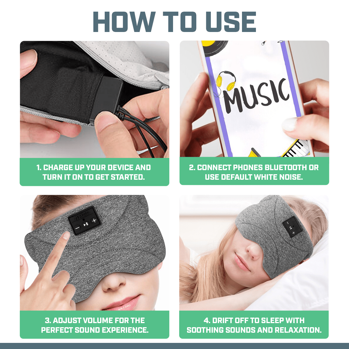Smart Bluetooth 360° Eye Mask