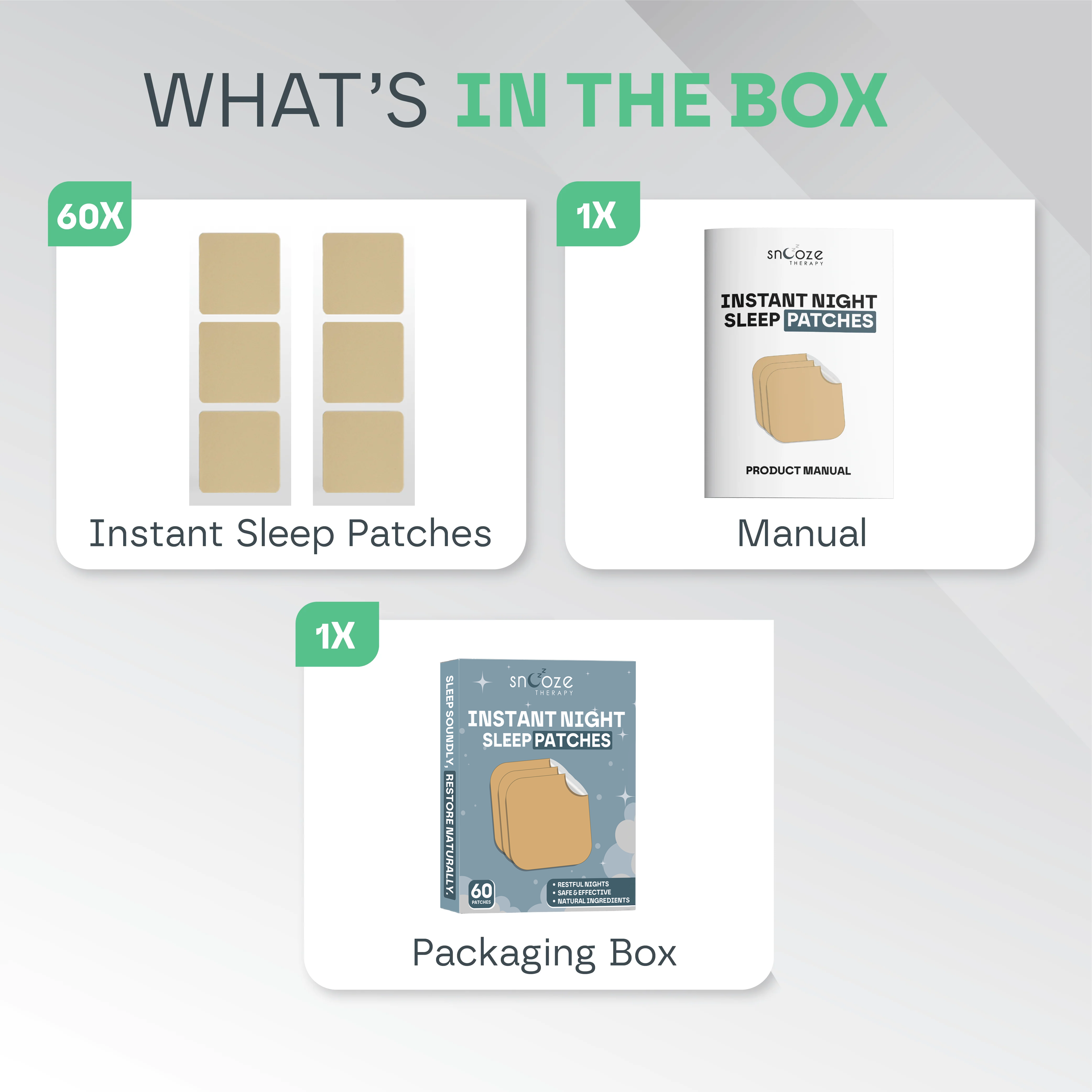 Sleep Aid Patches (60 Patches)