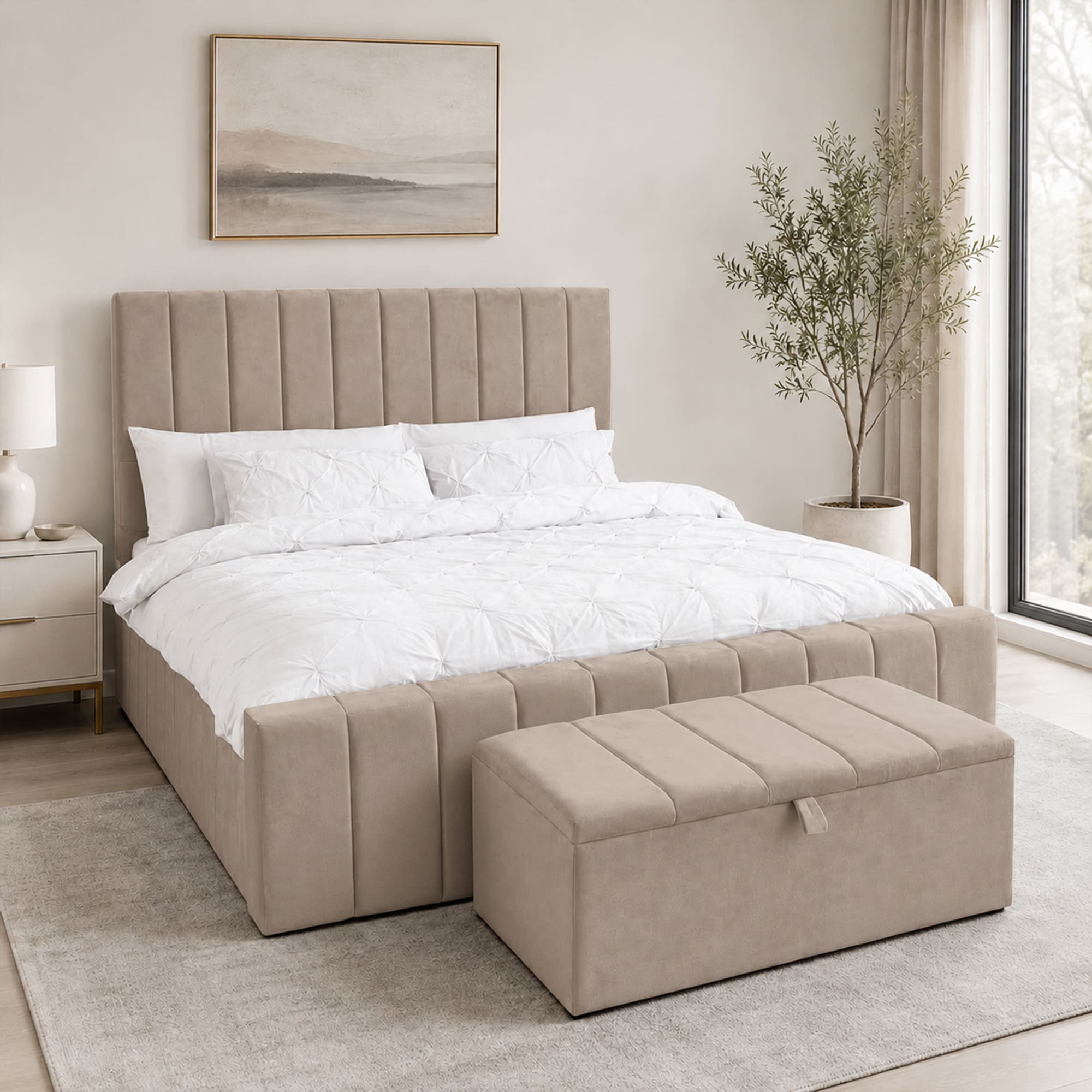 Panel Plush Bedframe
