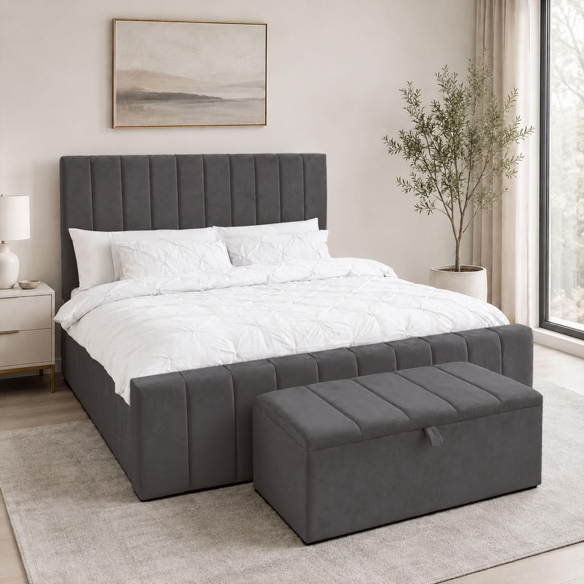 Panel Plush Bedframe