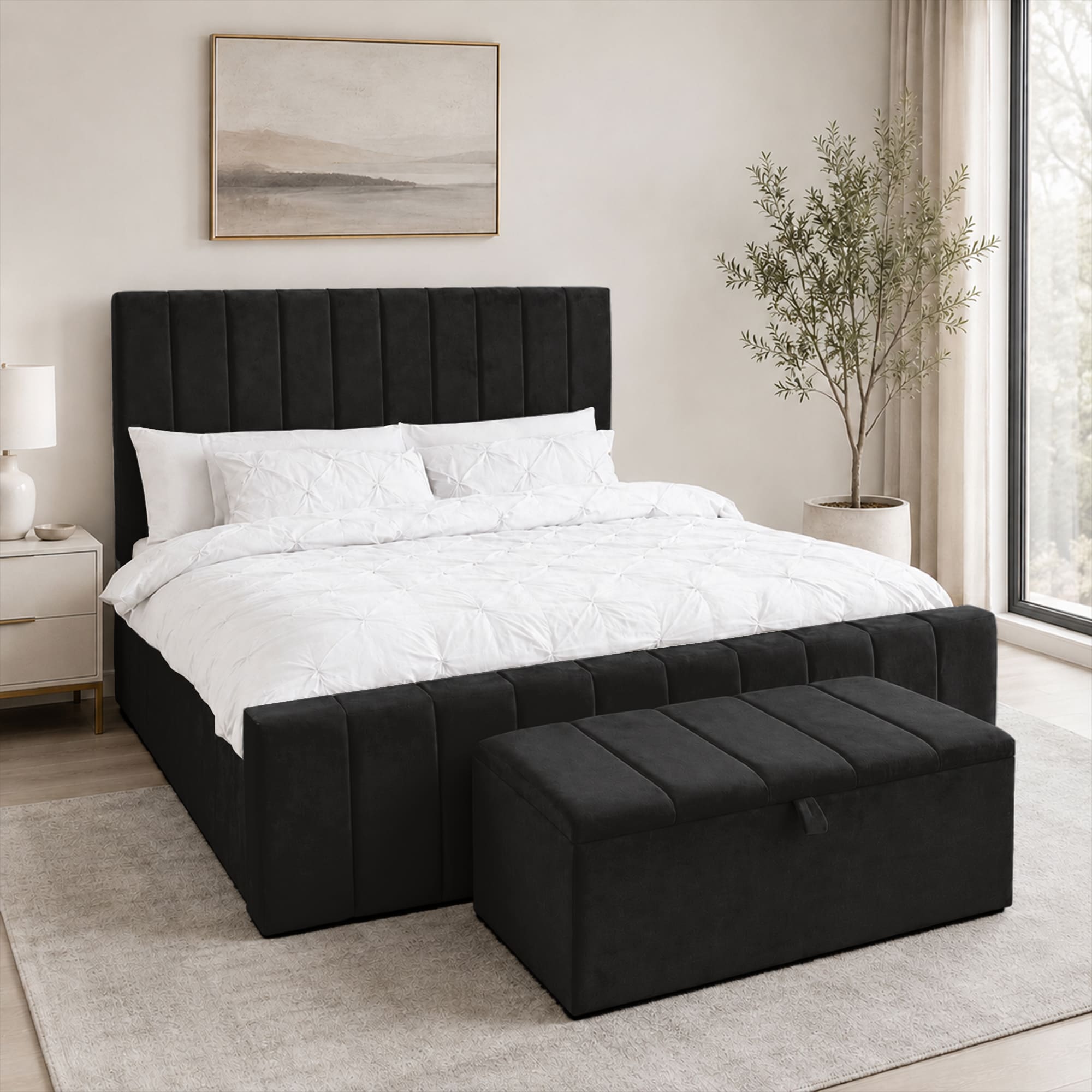 Panel Plush Bedframe