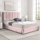 Baby Pink Crushed Velvet