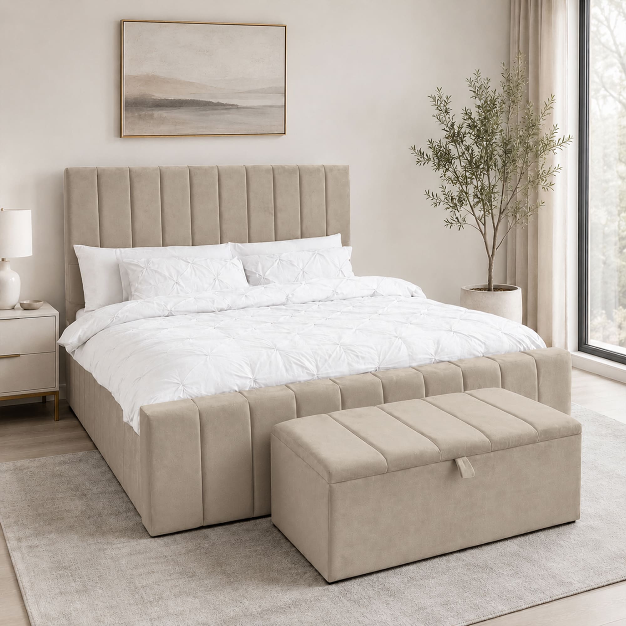 Panel Plush Bedframe