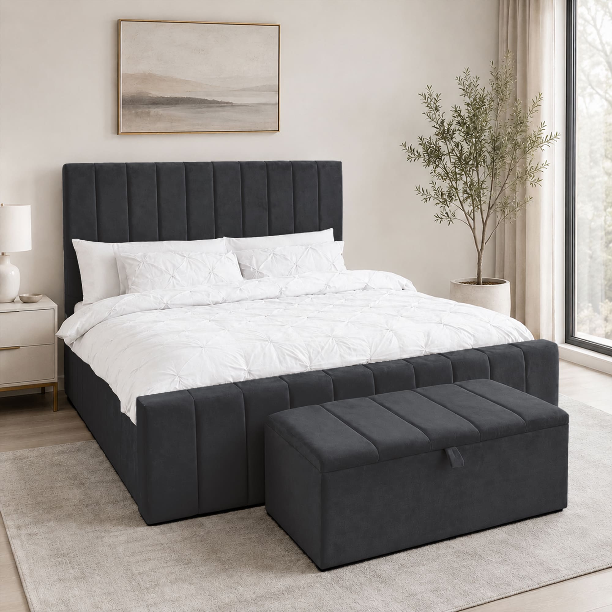 Panel Plush Bedframe