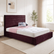 Aubergine Crushed Velvet
