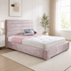 Baby Pink Crushed Velvet