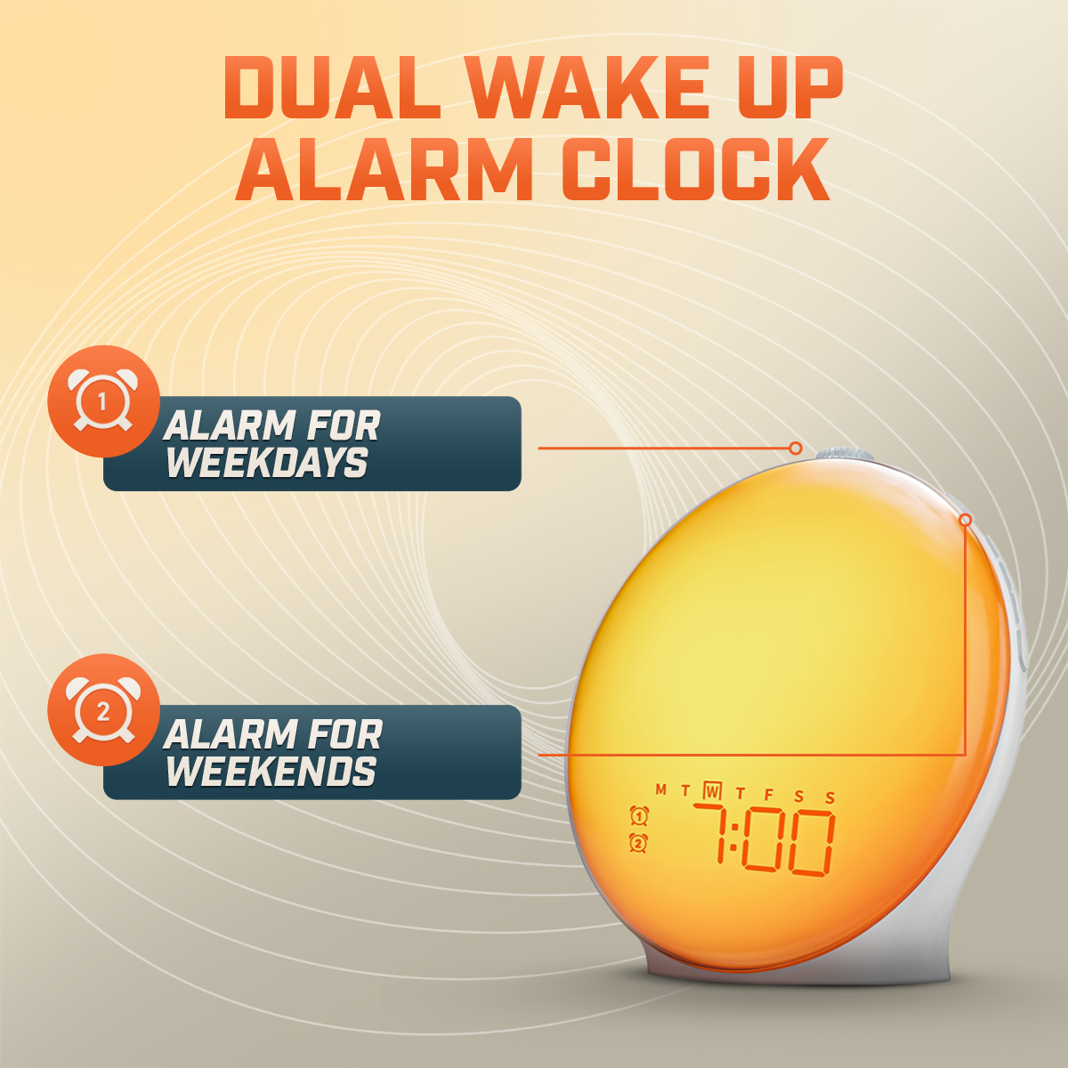 Smart Wake Up Alarm Clock