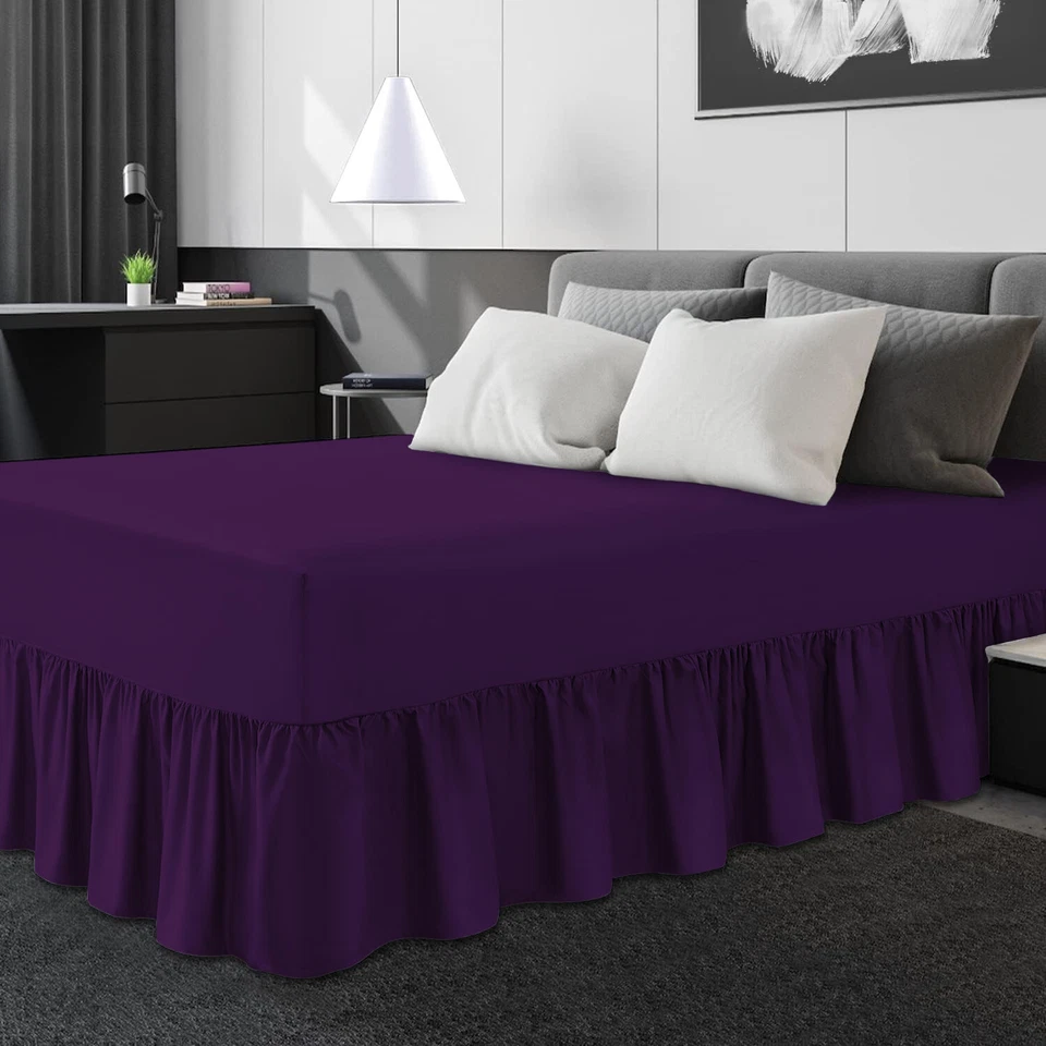 Extra Deep Fitted Polycotton Valance Bed Sheet
