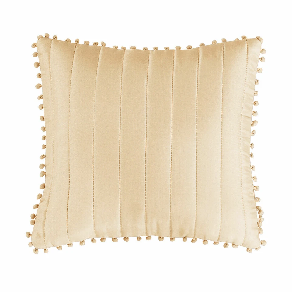 Pom Pom 3 Piece Quilted Bedspread Set