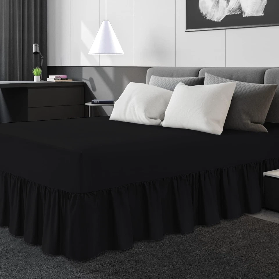 Extra Deep Fitted Polycotton Valance Bed Sheet