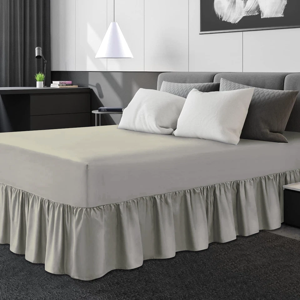 Extra Deep Fitted Polycotton Valance Bed Sheet