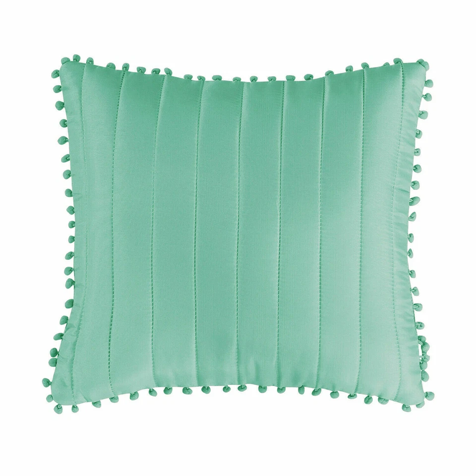 Pom Pom 3 Piece Quilted Bedspread Set