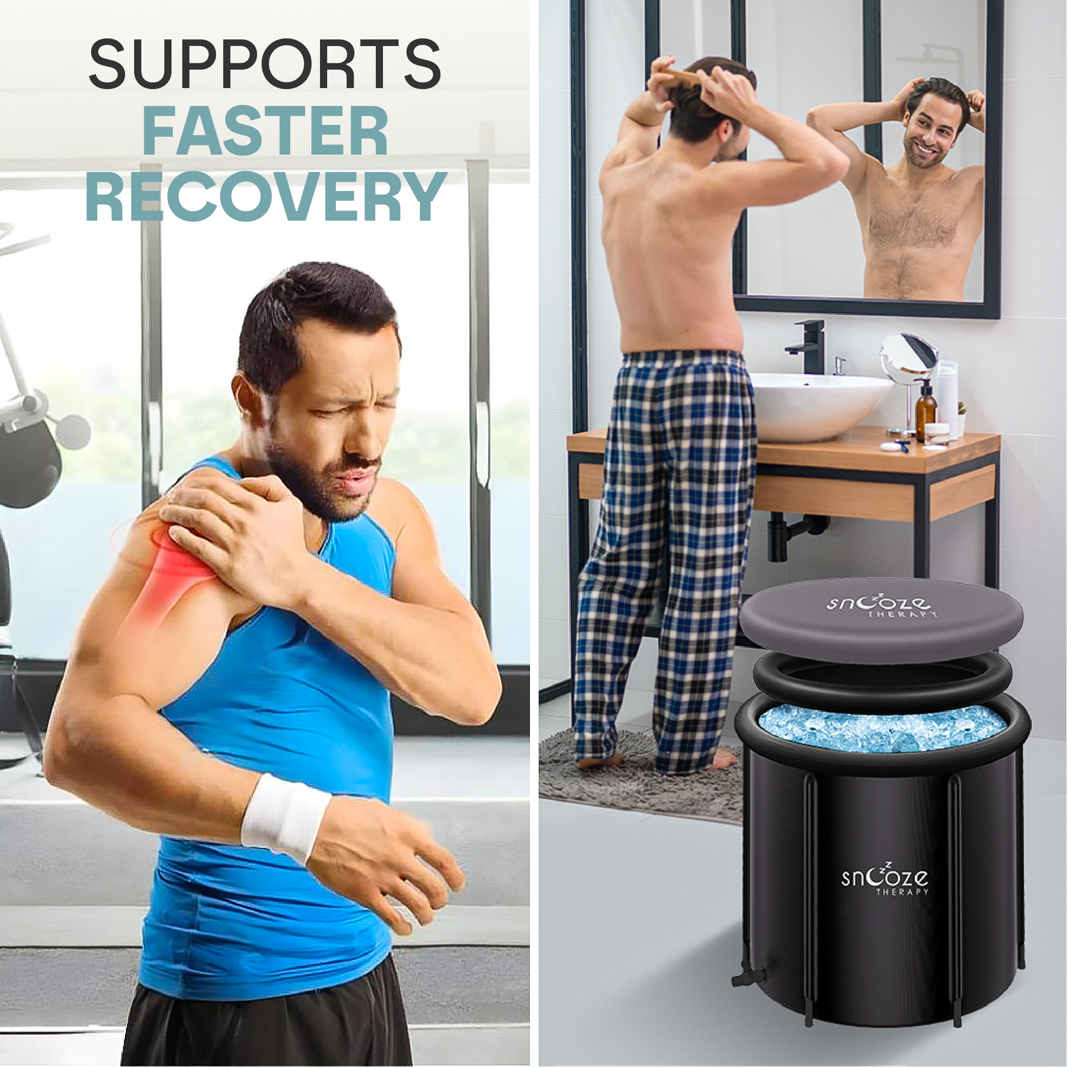 3 in 1 Portable Ice Bath Pod 420L