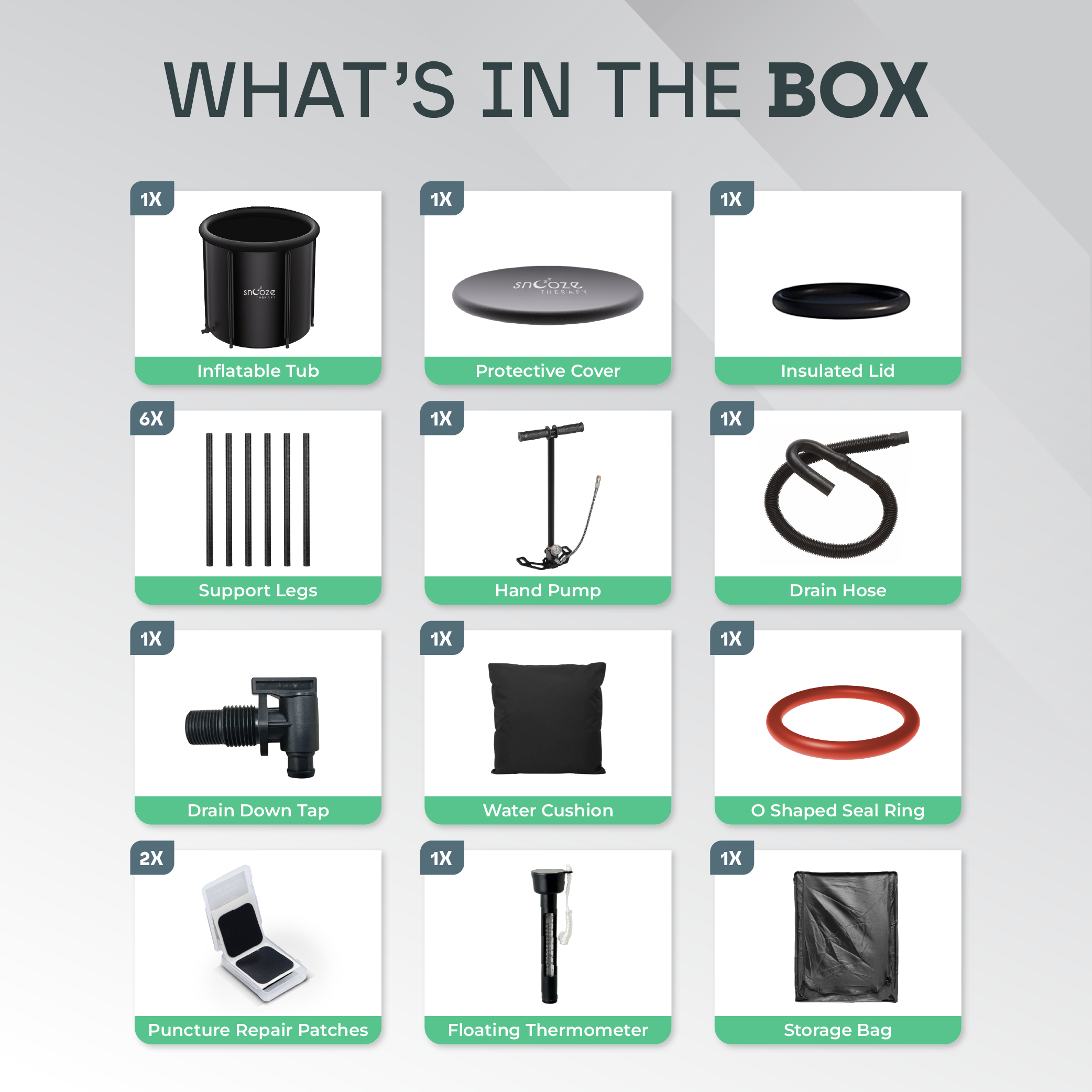 3 in 1 Portable Ice Bath Pod 420L