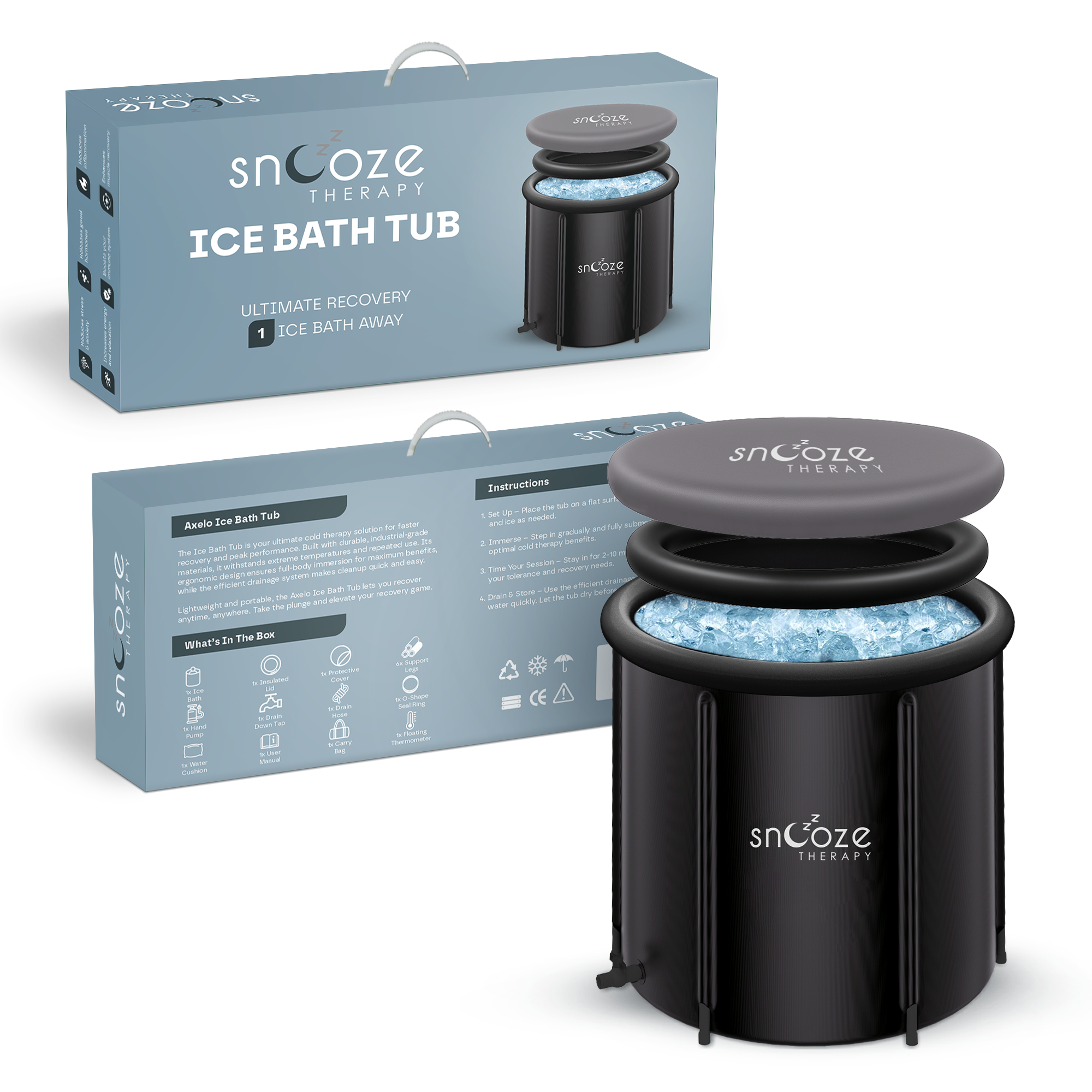 3 in 1 Portable Ice Bath Pod 420L