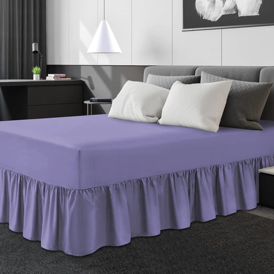Extra Deep Fitted Polycotton Valance Bed Sheet