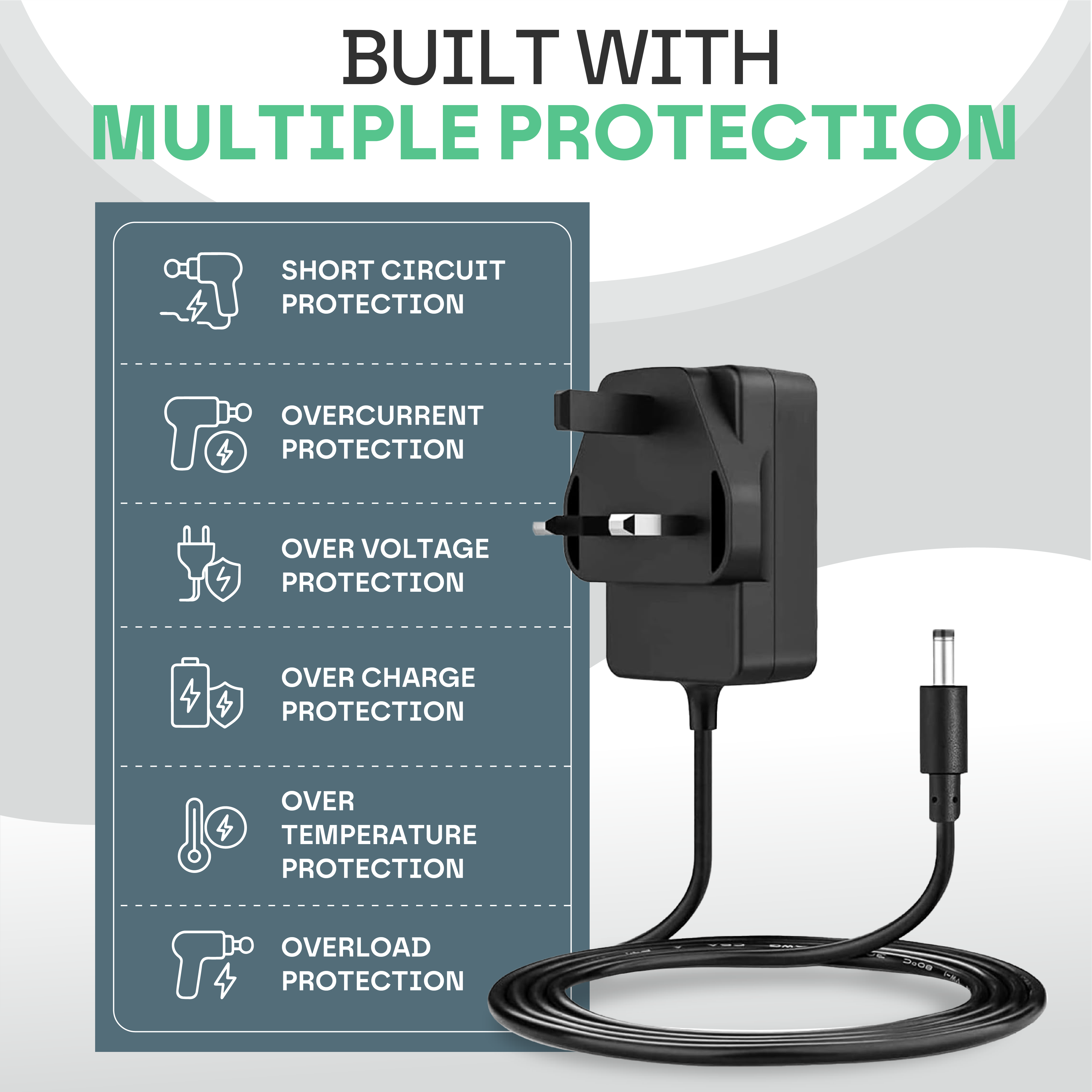 Replacement Charger For Massage Gun Pro