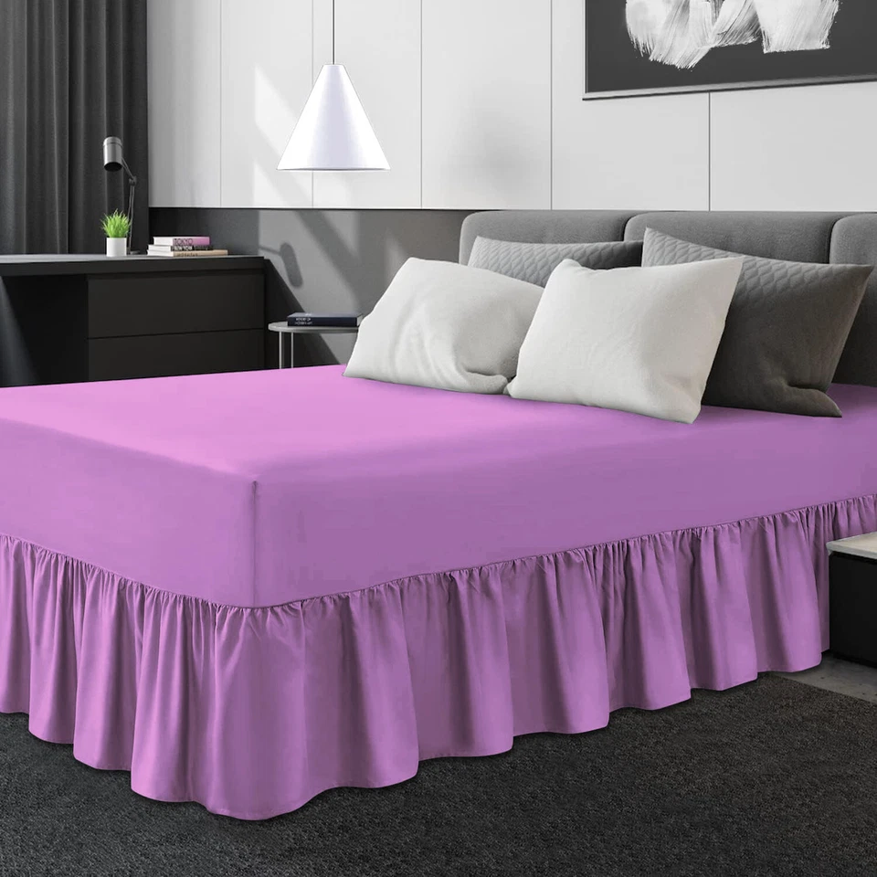 Extra Deep Fitted Polycotton Valance Bed Sheet