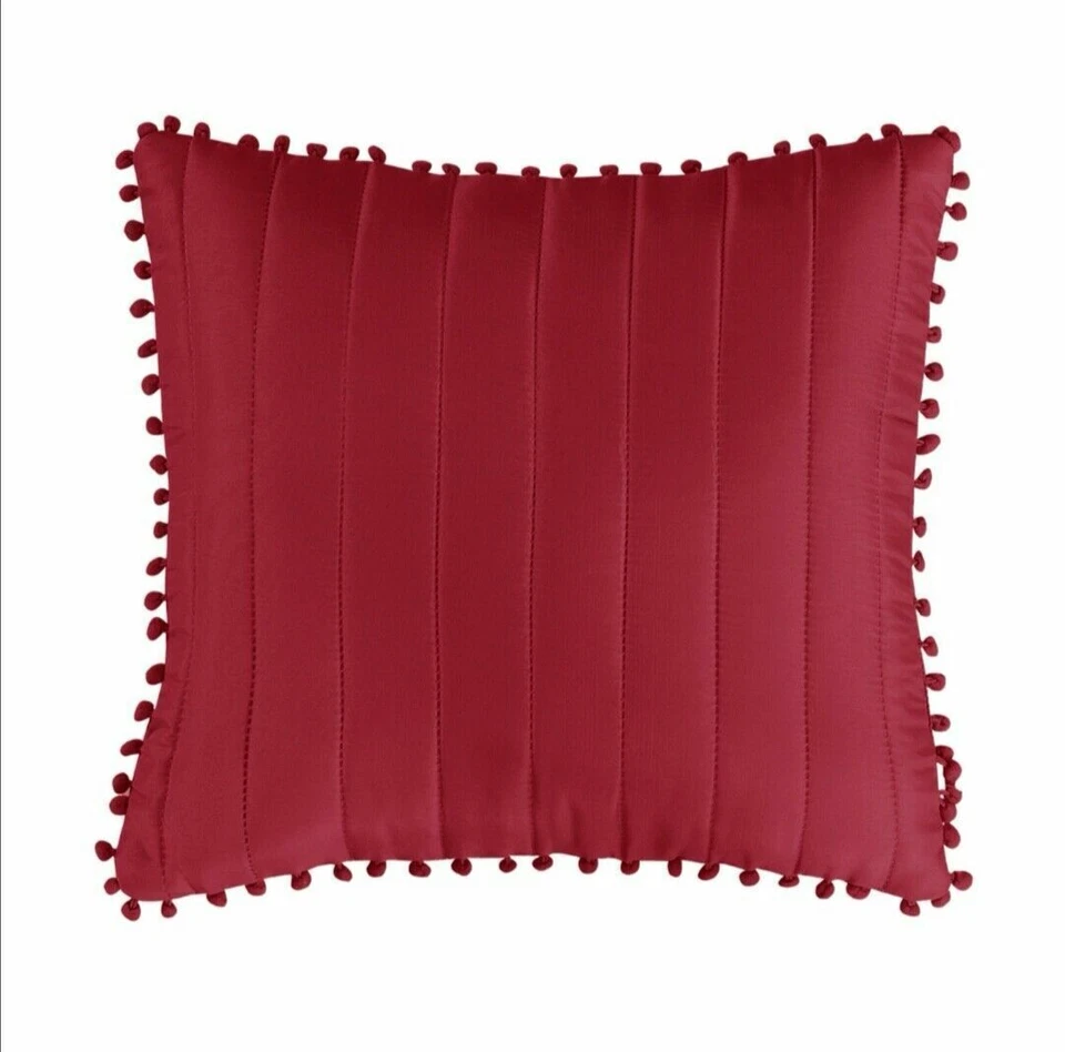 Pom Pom 3 Piece Quilted Bedspread Set