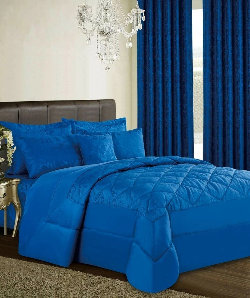 Cleo 3 Piece Reversible Quilted Bedspread Set