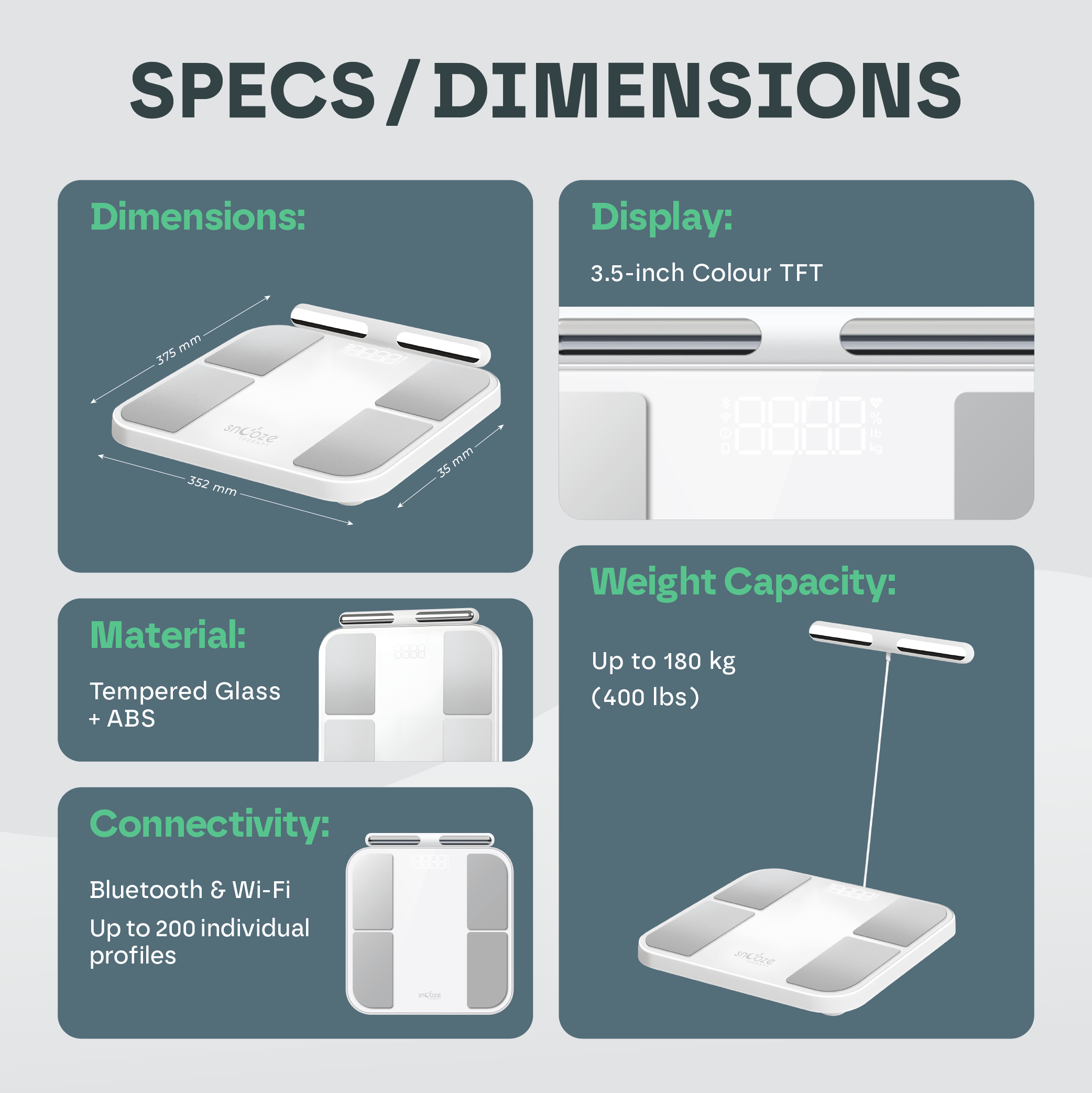Smart Body Composition Weighing Scale