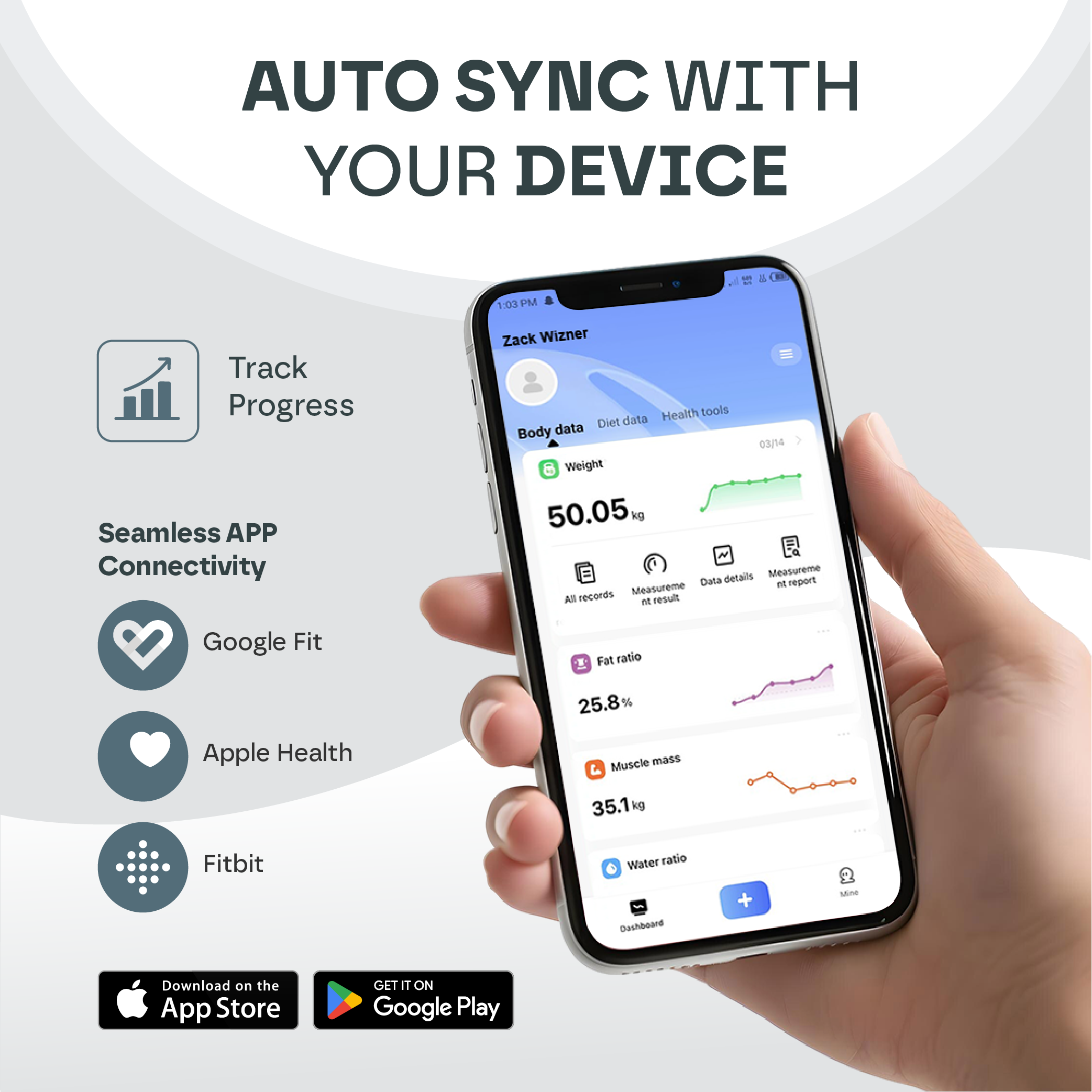 Smart Body Composition Weighing Scale