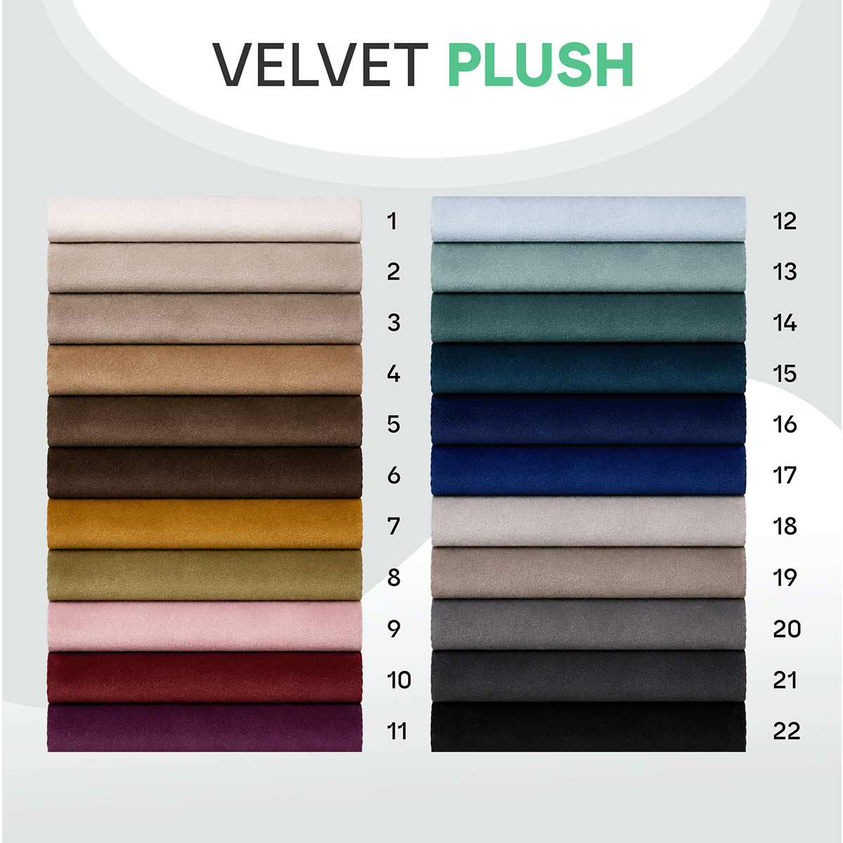 Hilton Plush Velvet Naples Fabric Upholstered Bed Frame