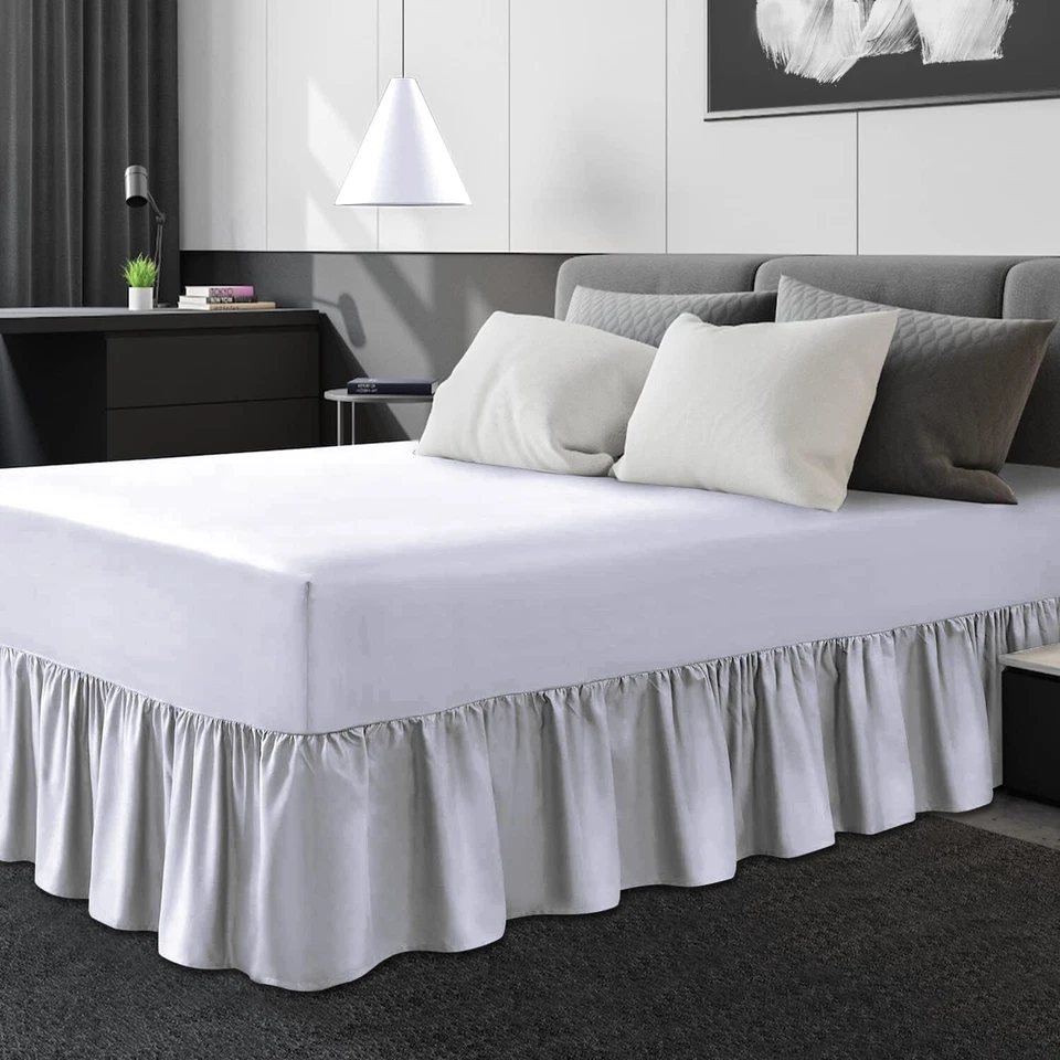 Extra Deep Fitted Polycotton Valance Bed Sheet